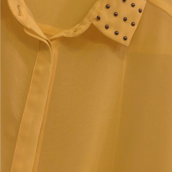 PENNY BLACK Yellow Studded Blouse - Picture 6 of 7